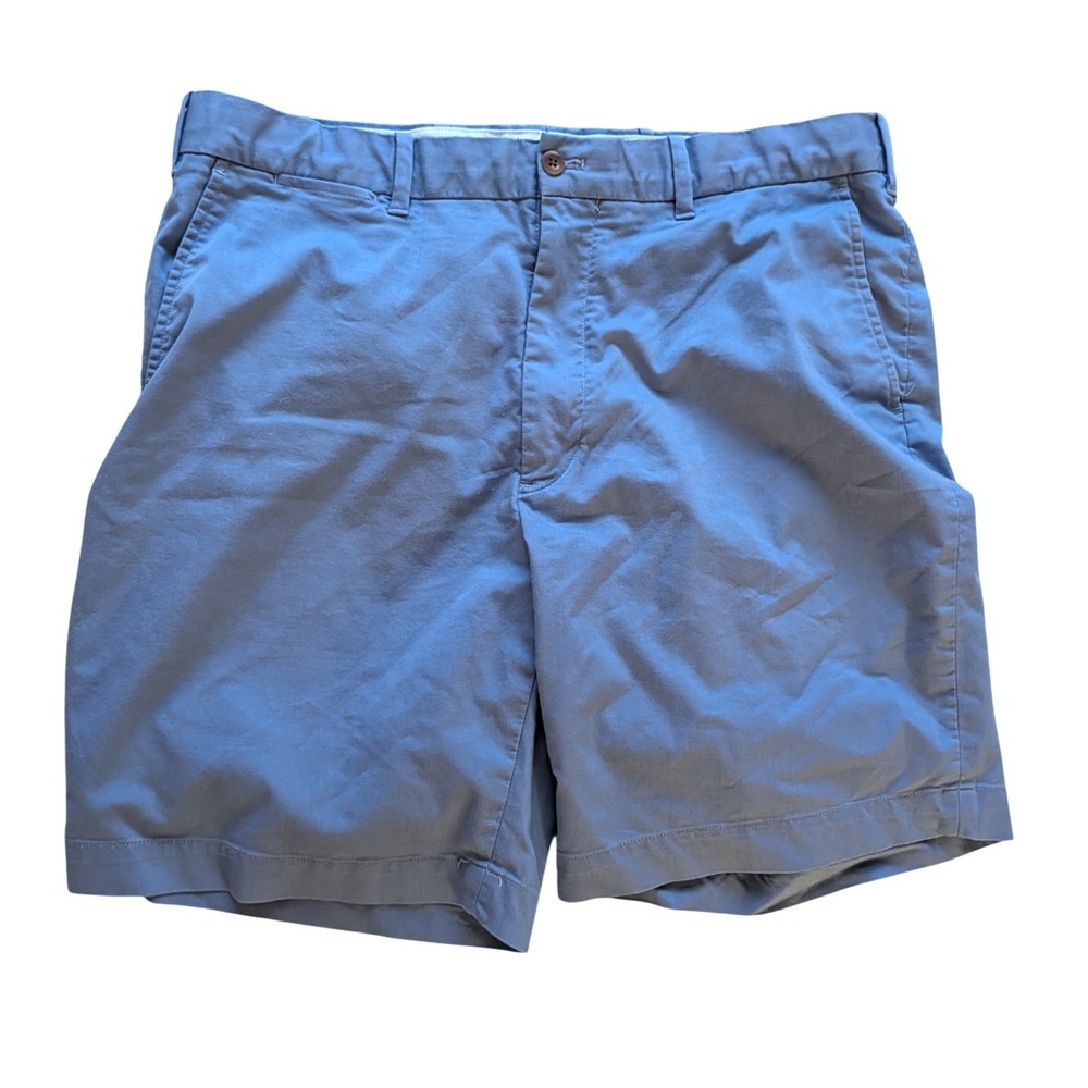 Polo Golf Ralph Lauren Men's Blue Cotton Twill Stretch Shorts Classic Fit- 35